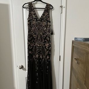 NEW - Long, Formal, Black Gown